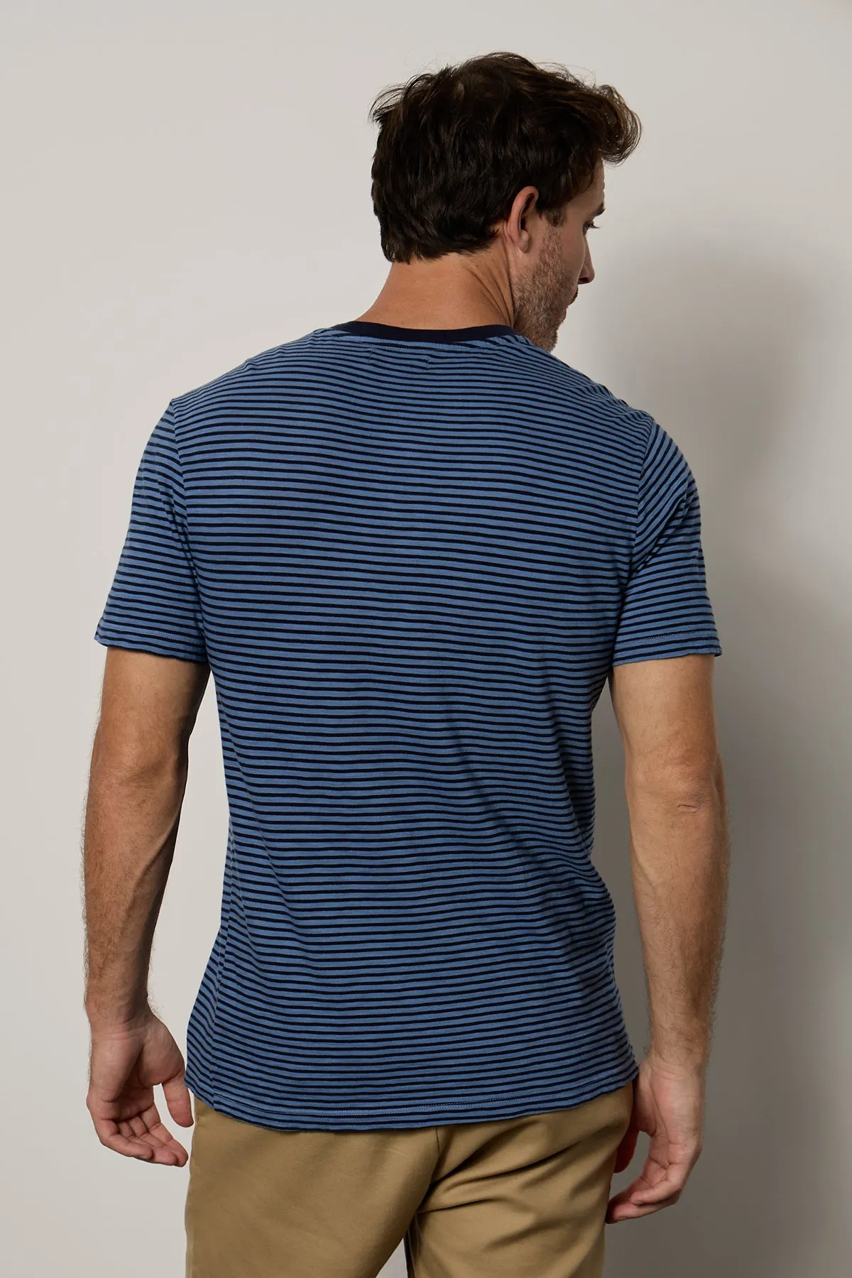 ALBERT STRIPED HENLEY