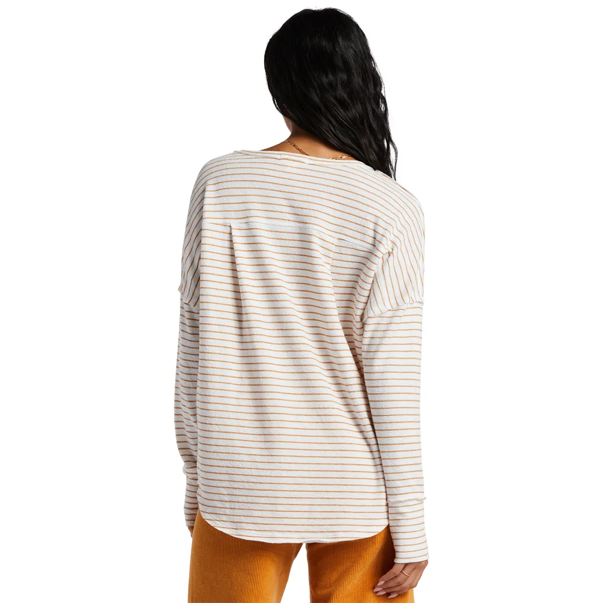 Billabong Women's New Anyday Henley Long Sleeve Top