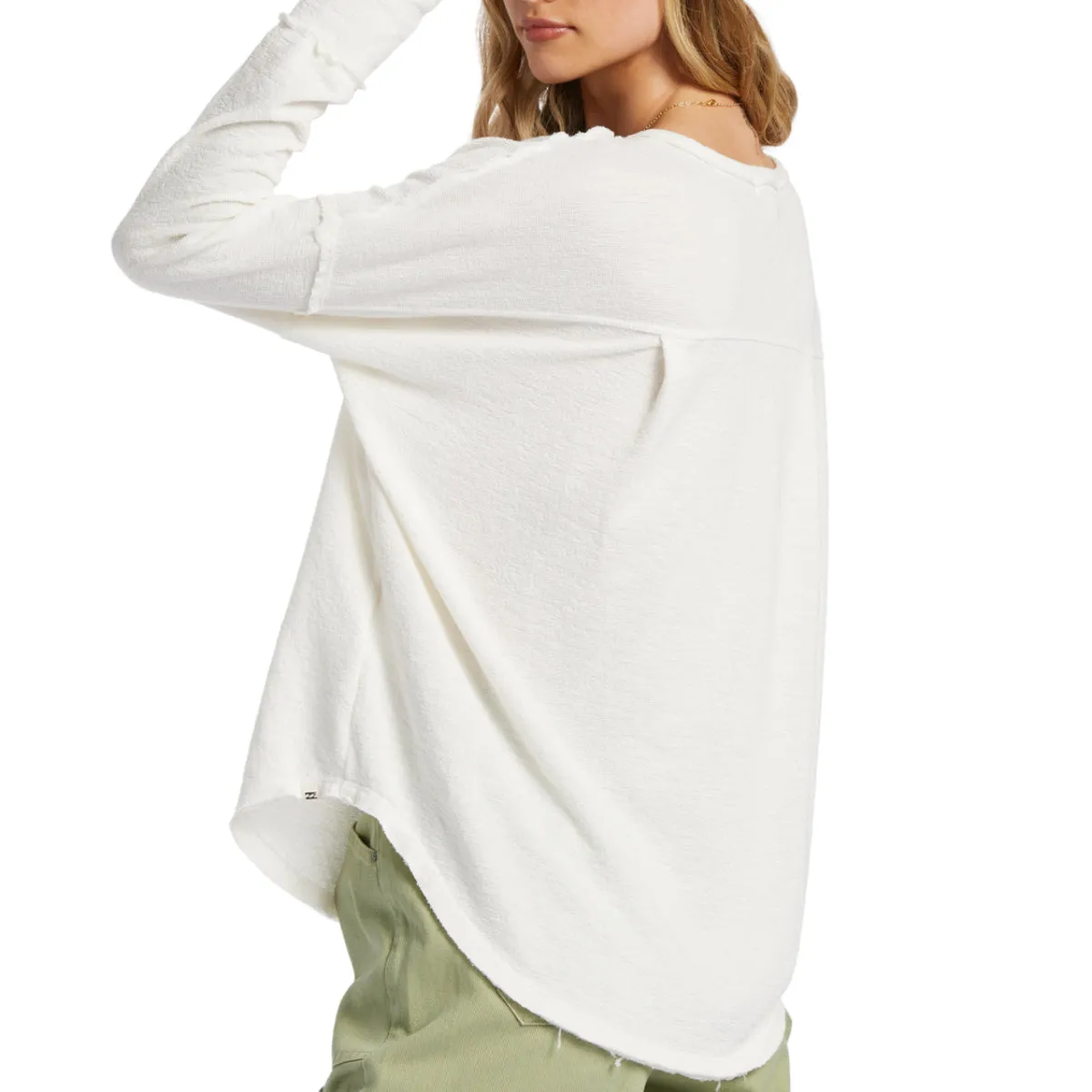 Billabong Women's New Anyday Henley Long Sleeve Top