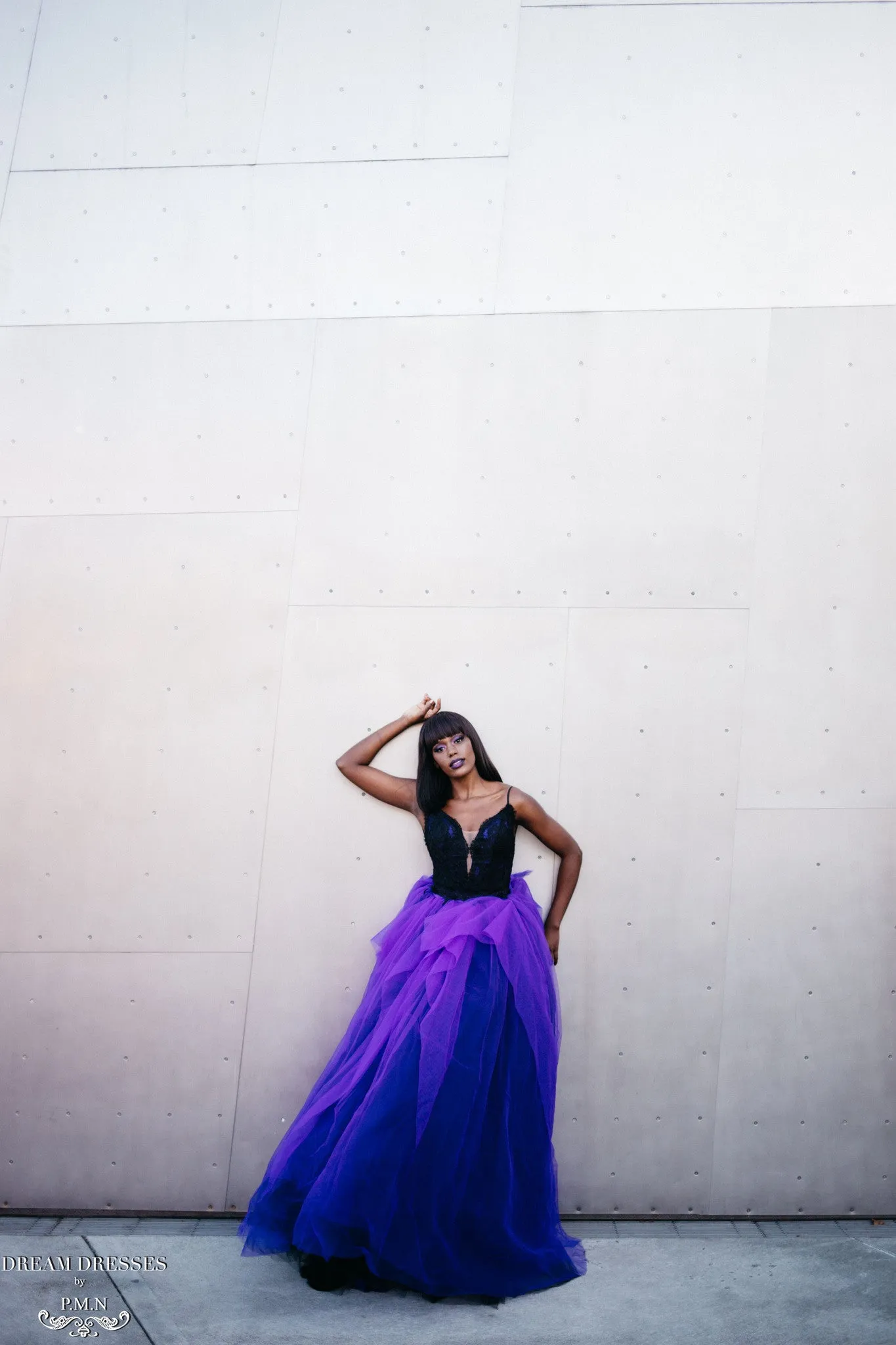 Black And Purple Ball Gown (#Noah)