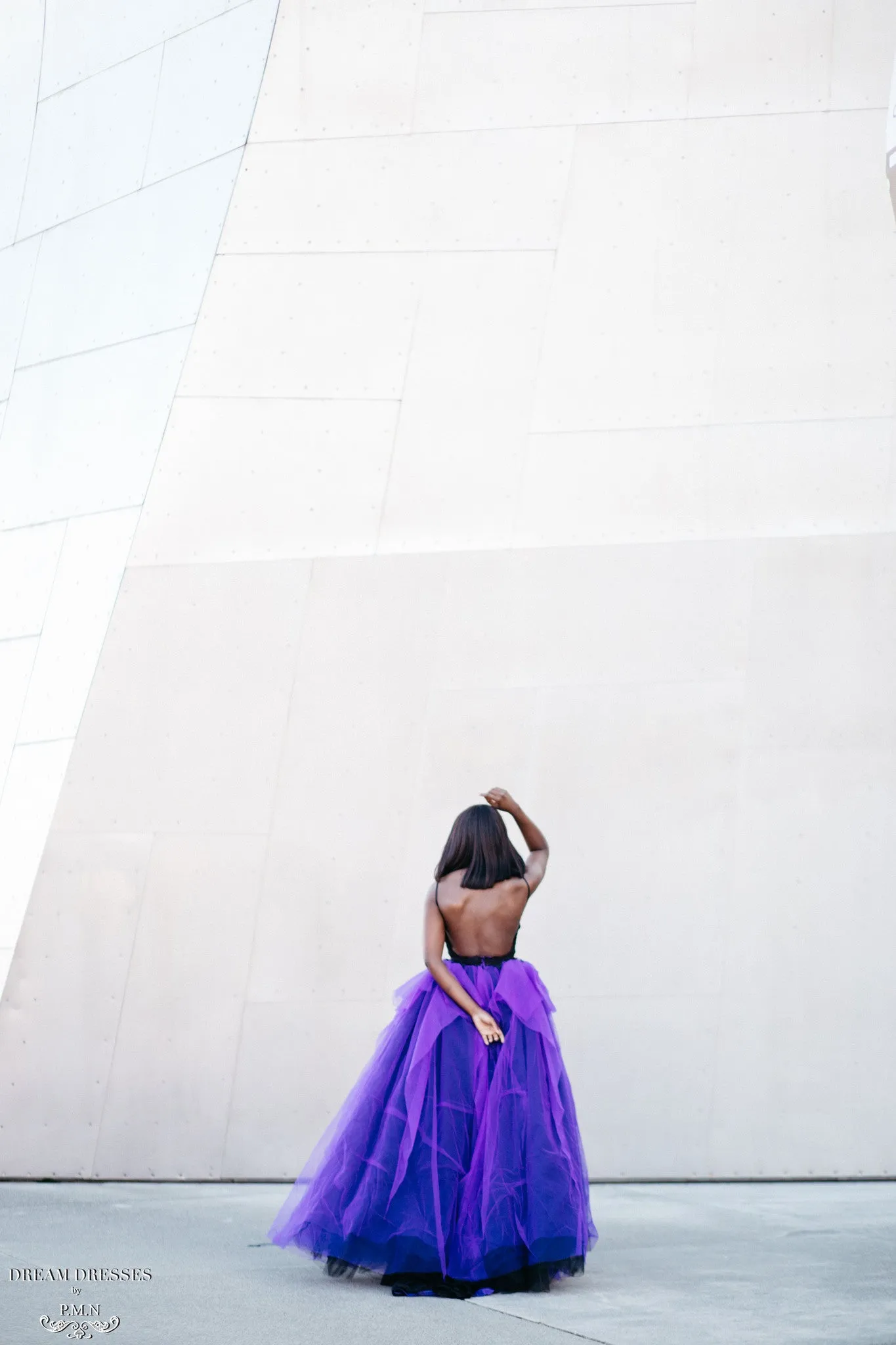 Black And Purple Ball Gown (#Noah)