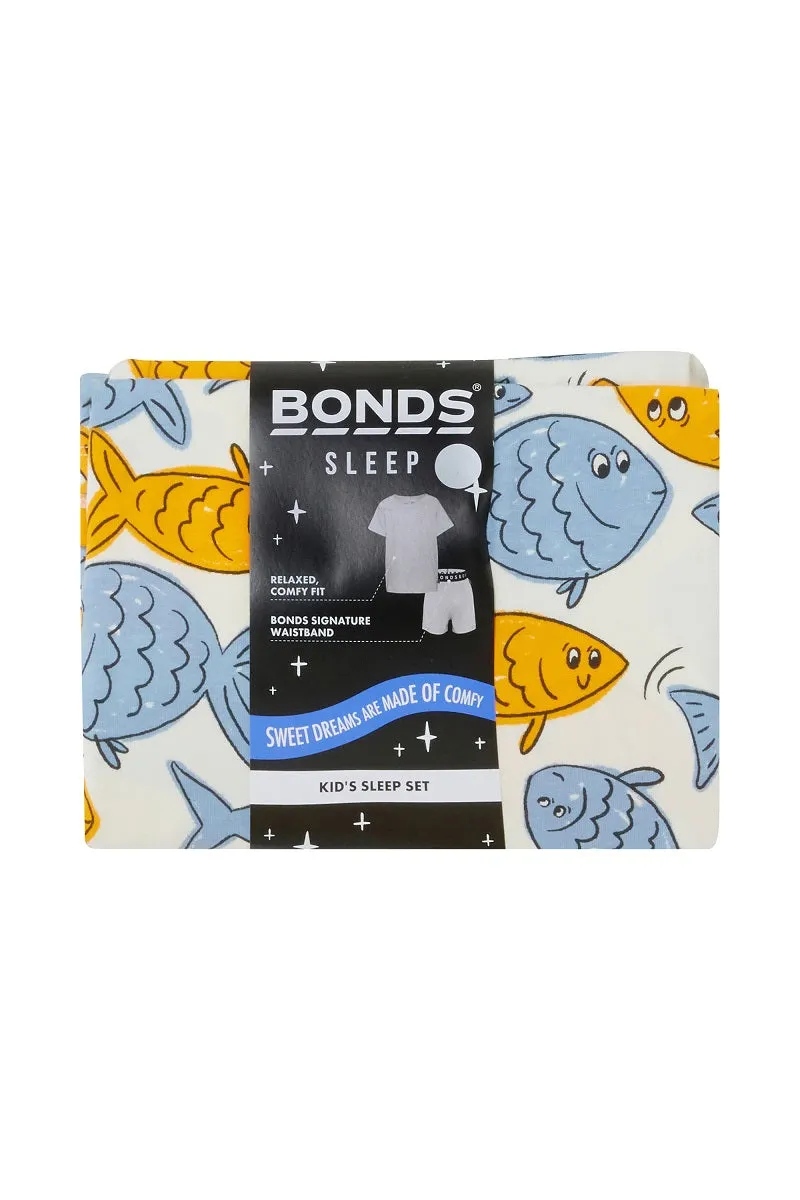 Bonds Kids Tee Sleep Set - Swim Fishy Swim