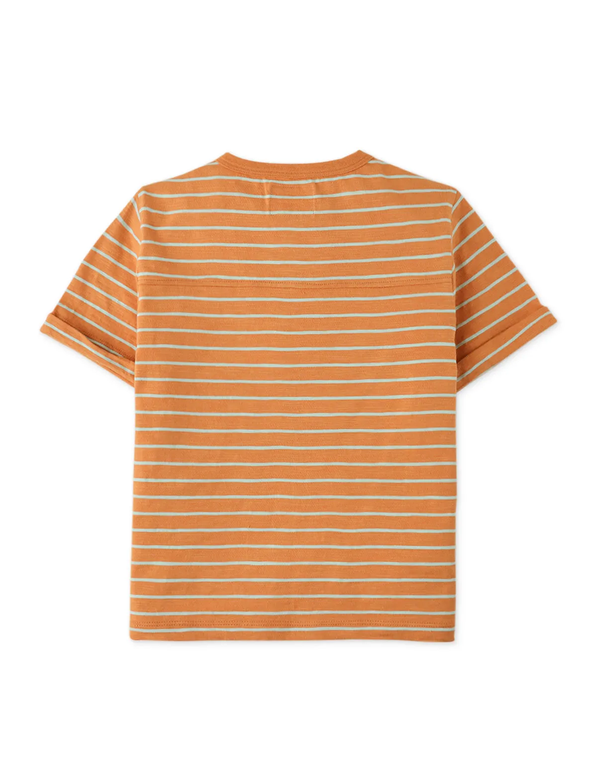 BOYS STRIPES HENLEY TEE