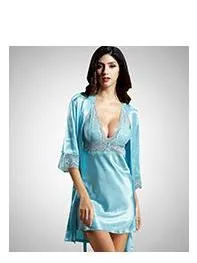 Brand Couple Pajamas Men Women Sexy Satin Silk Pajama