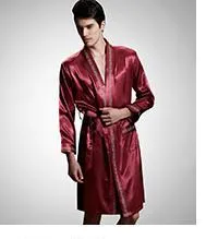 Brand Couple Pajamas Men Women Sexy Satin Silk Pajama