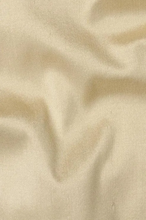 Champagne Beige Silk Shantung 54" Fabric