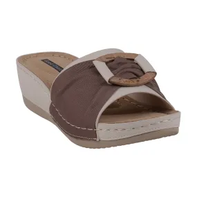 Ellen White Hardware Comfort Wedge Sandals