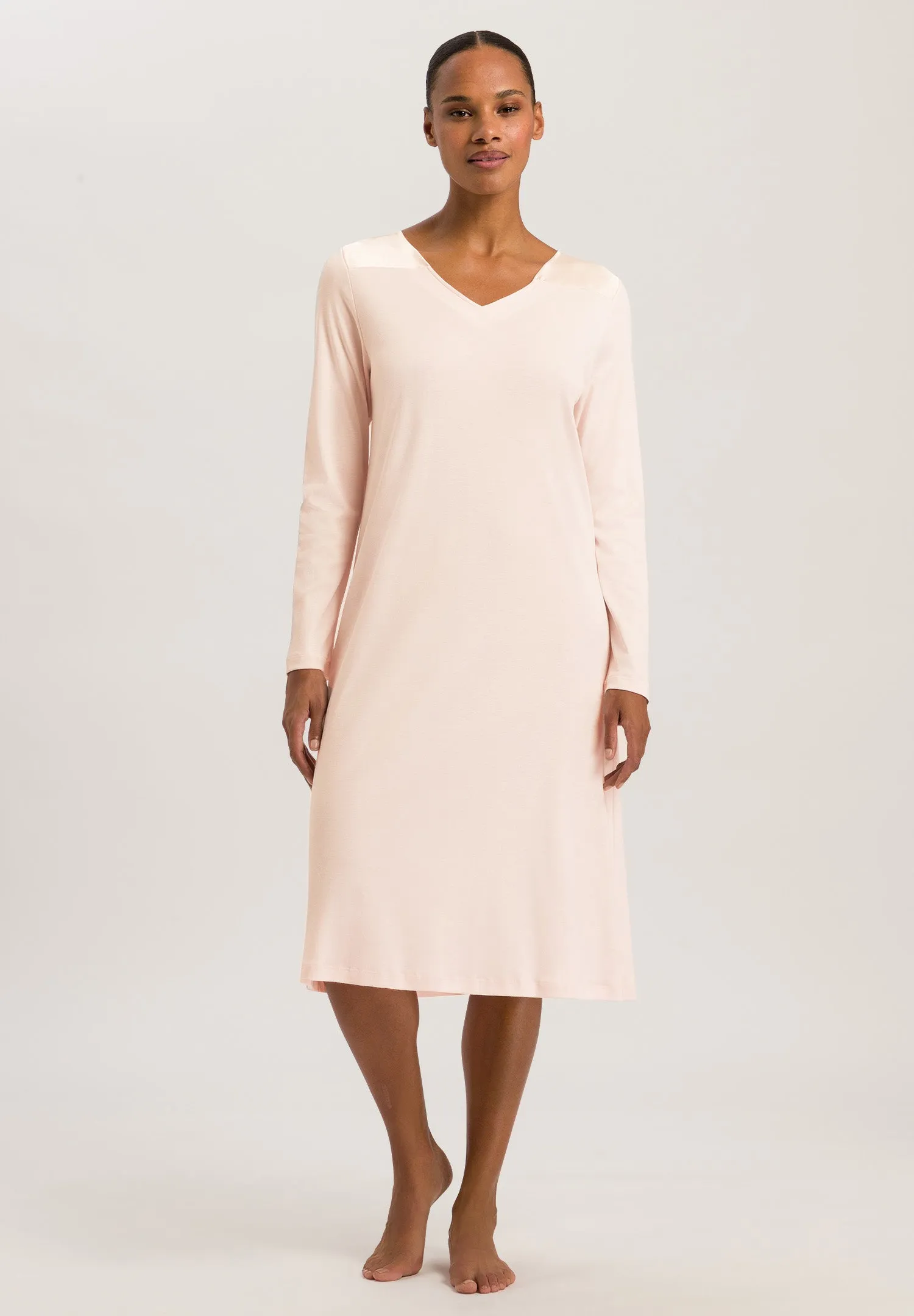 Emma Silk Accented Cotton Nightgown | Morning Glow 74922-1348