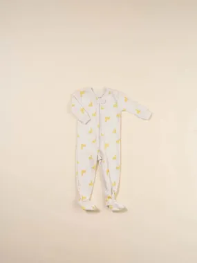 Footed Pajama - Pima Cotton - Llamas Birch