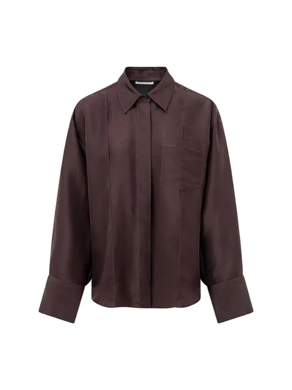 Francis Shirt in Dark Chocolate