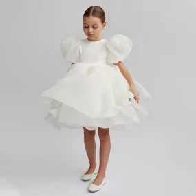 Girls Boutique Party White Ball Gowns