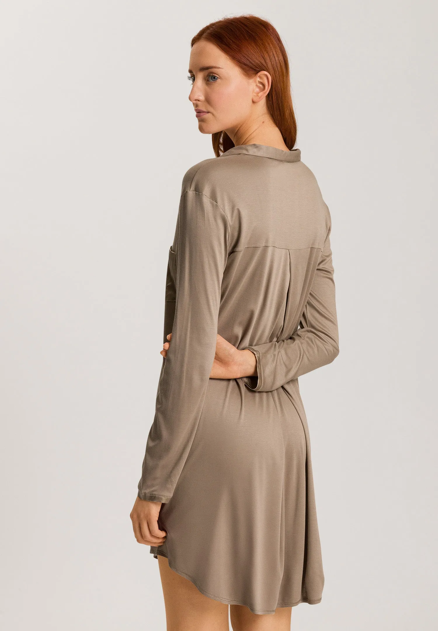 Grand Central TENCEL™ and Silk Sleep Shirt | Taupe 77420-2847