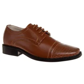 Joseph Allen JA38139B Boys Brown Dress Shoes (Little Kid/Youth)