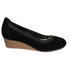 Lands' End Women's Suede Comfort Wedge