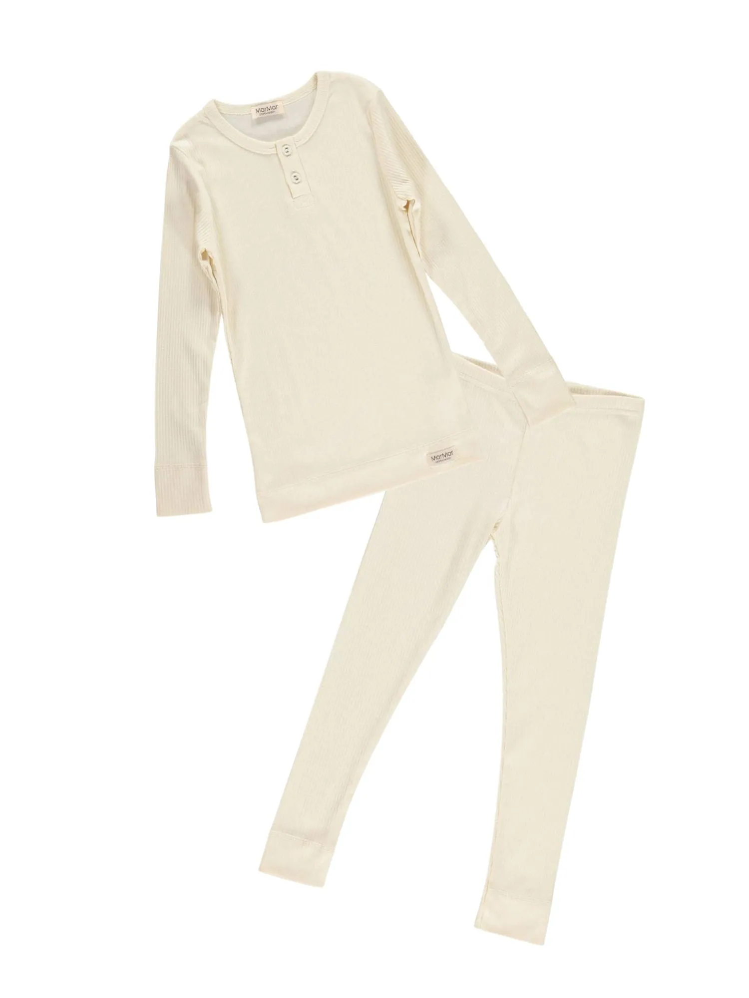 Long Sleeve Rib Henley & Leggings Set