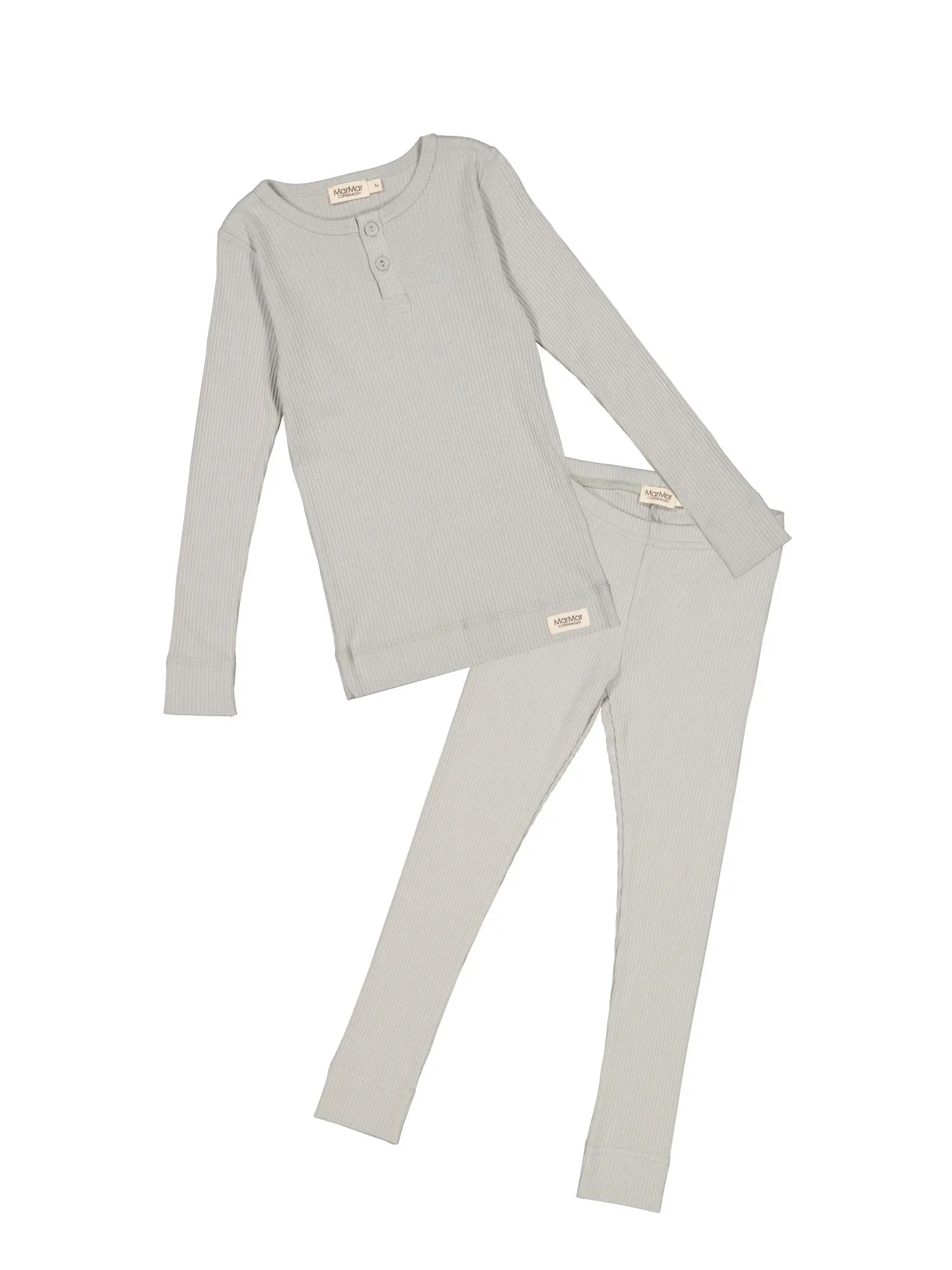 Long Sleeve Rib Henley & Leggings Set