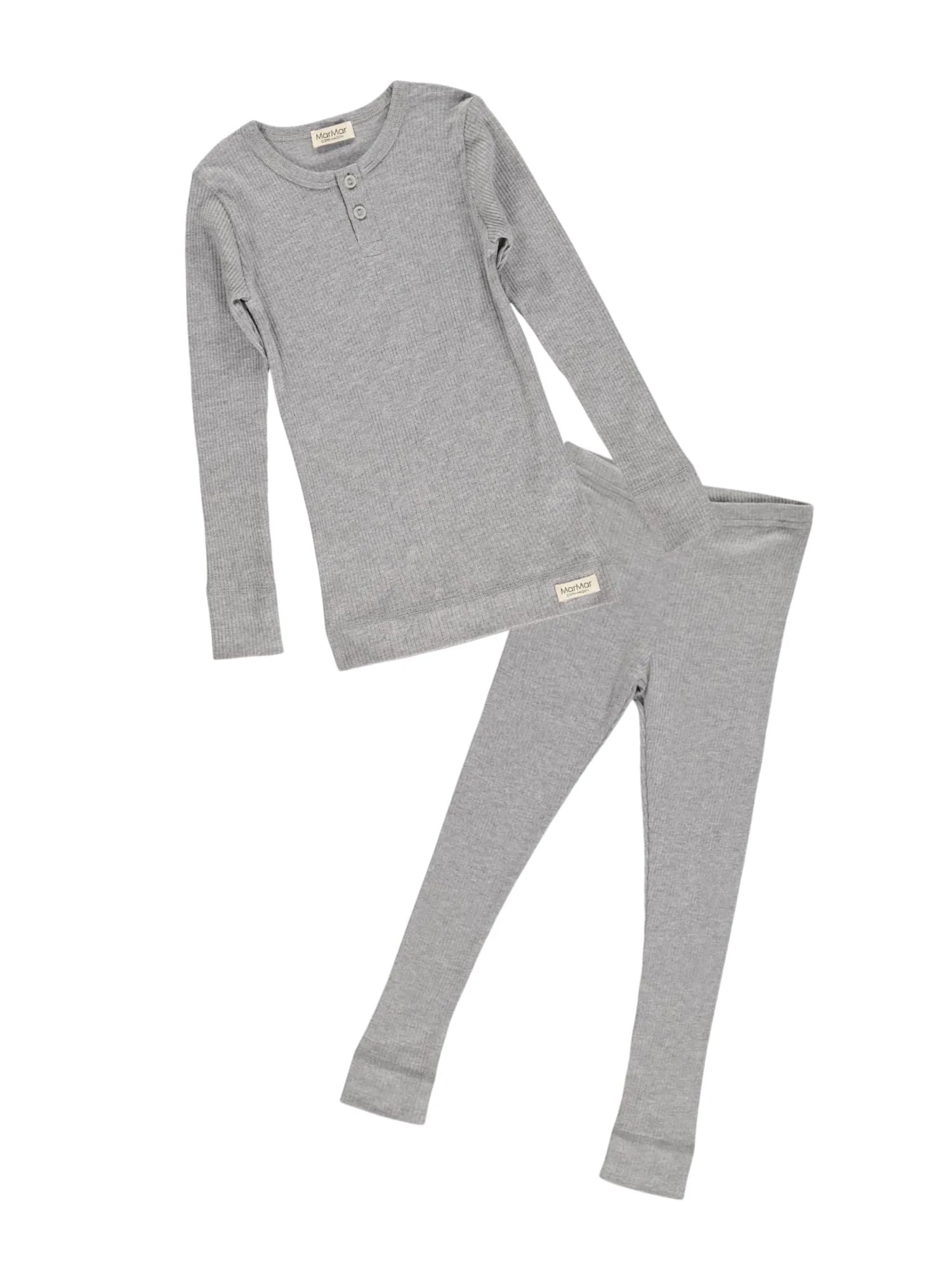 Long Sleeve Rib Henley & Leggings Set