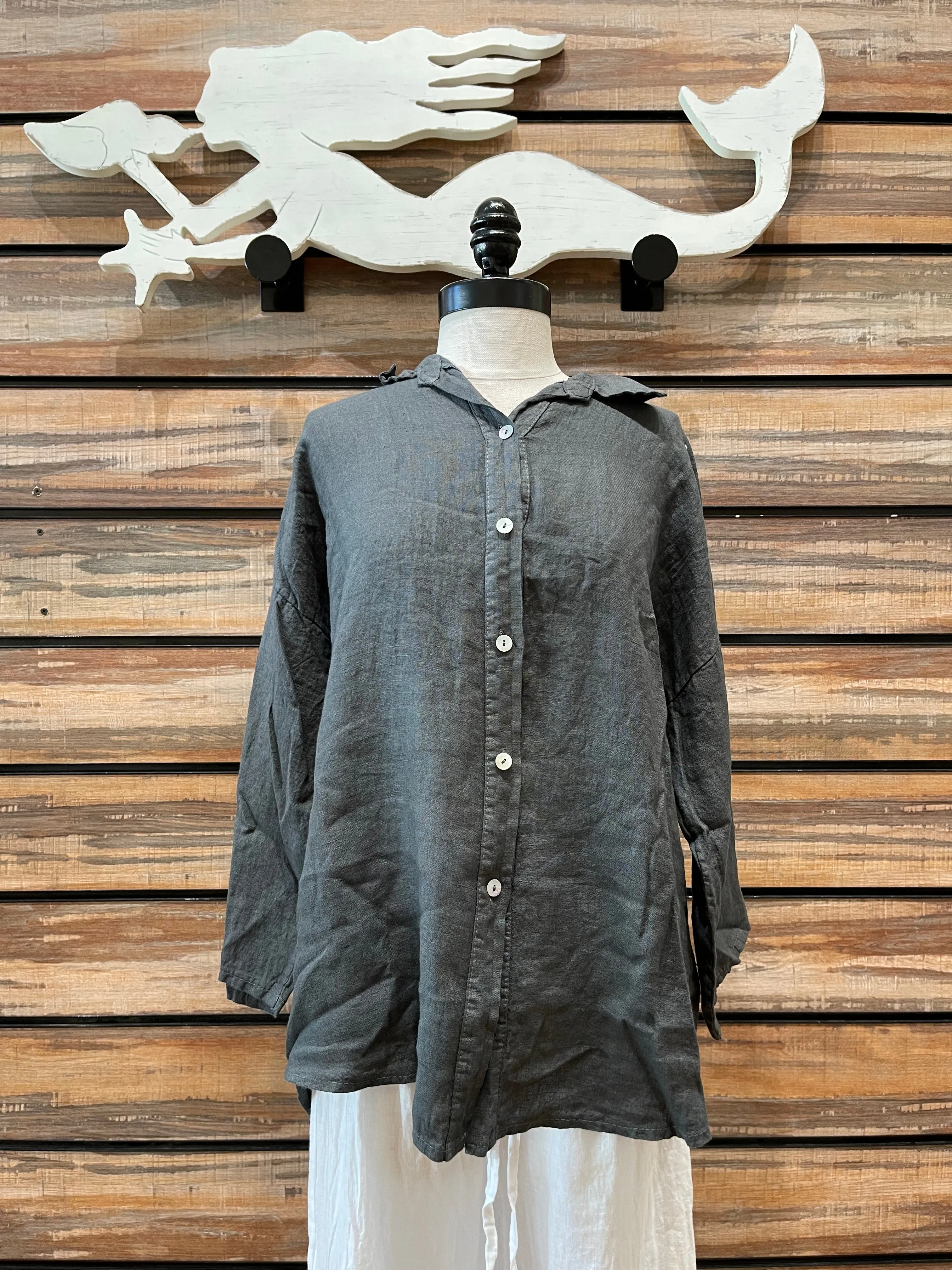 Lulu Linen Button-Up