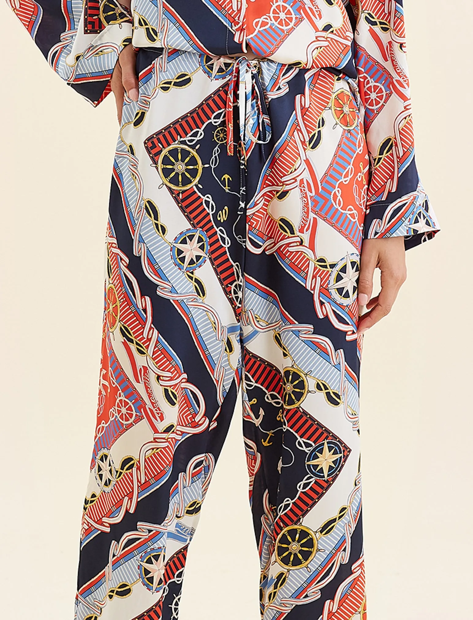 Marine Silk Full Length PJ Set