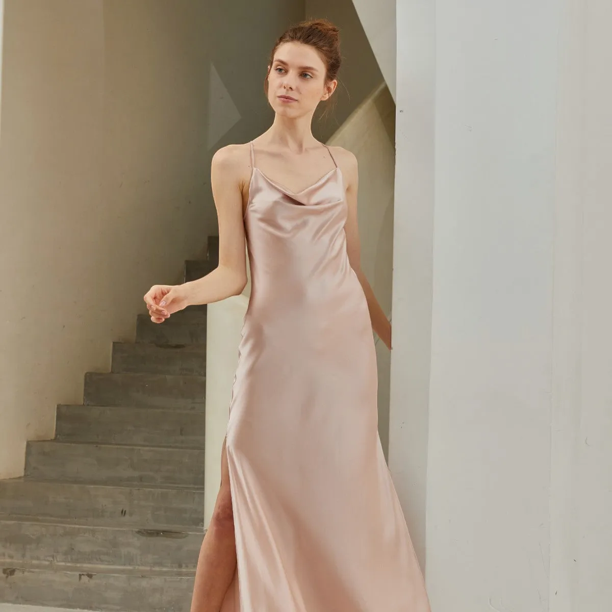 Mulberry Silk Chemise Nightgown