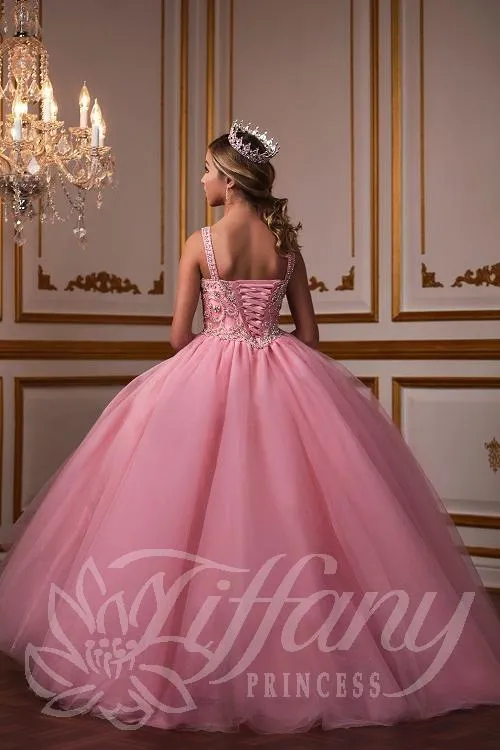 Scoop Neck Tulle Ballgown