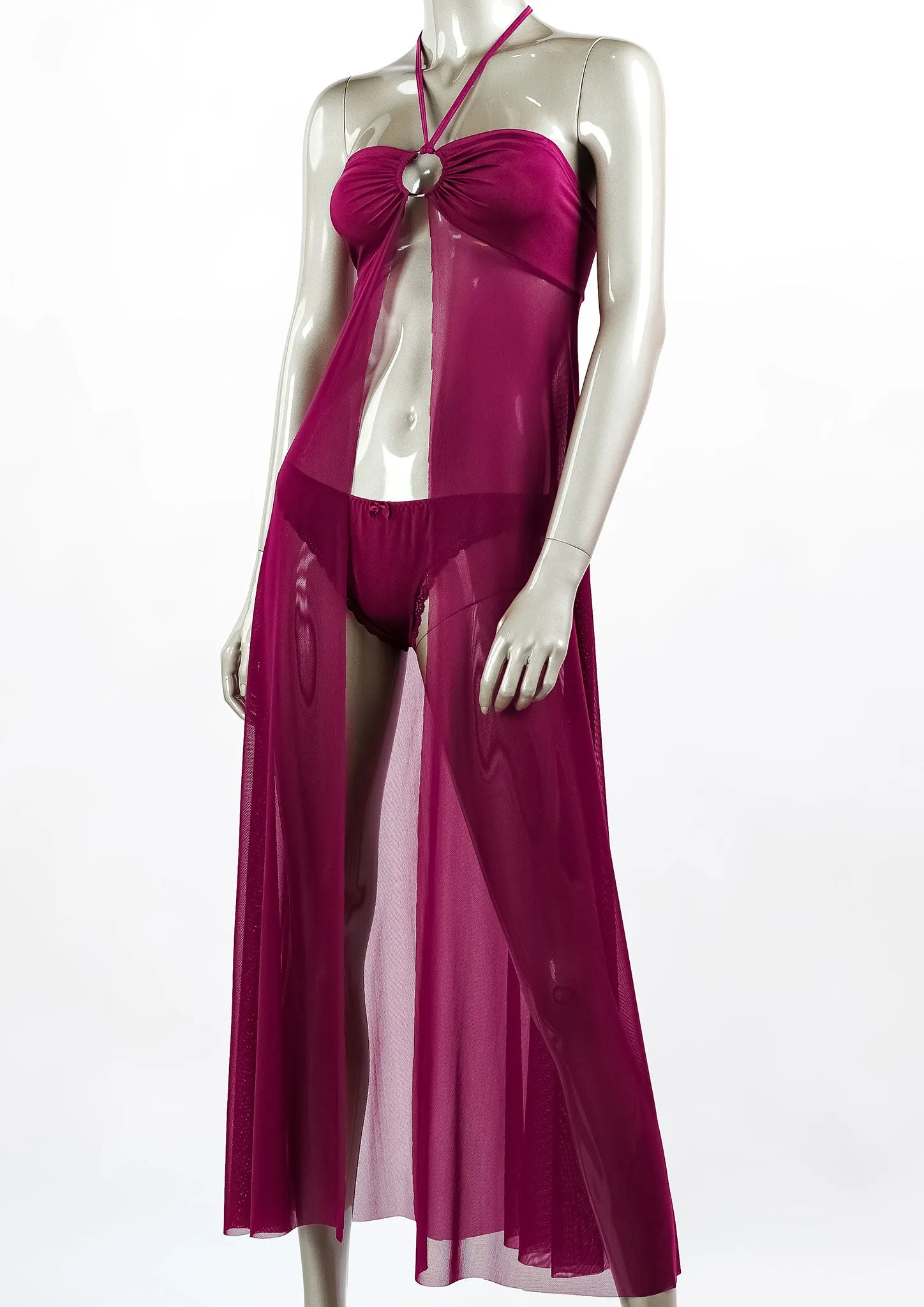 Stretch Satin Gown Model Number 4832