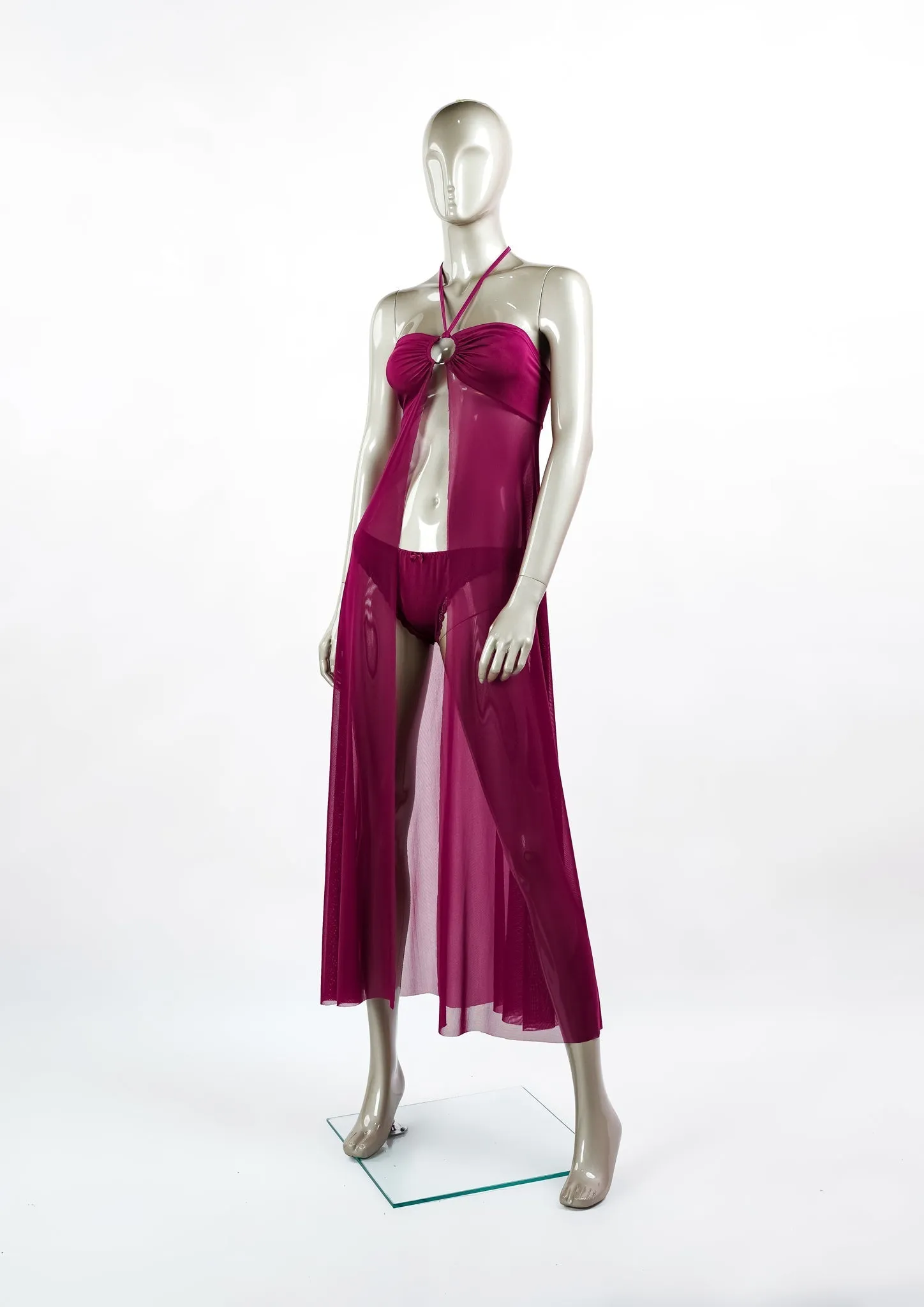 Stretch Satin Gown Model Number 4832