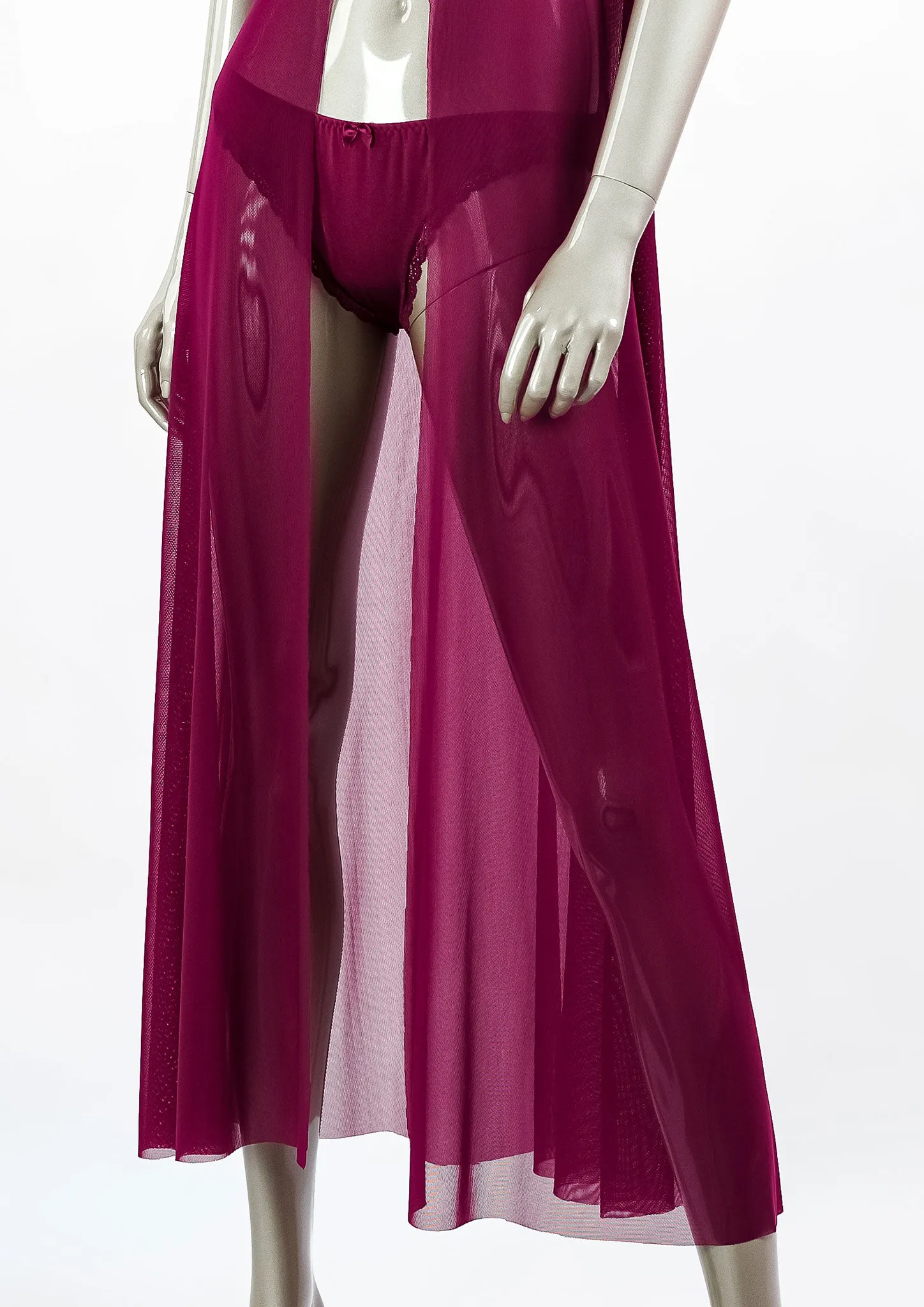 Stretch Satin Gown Model Number 4832