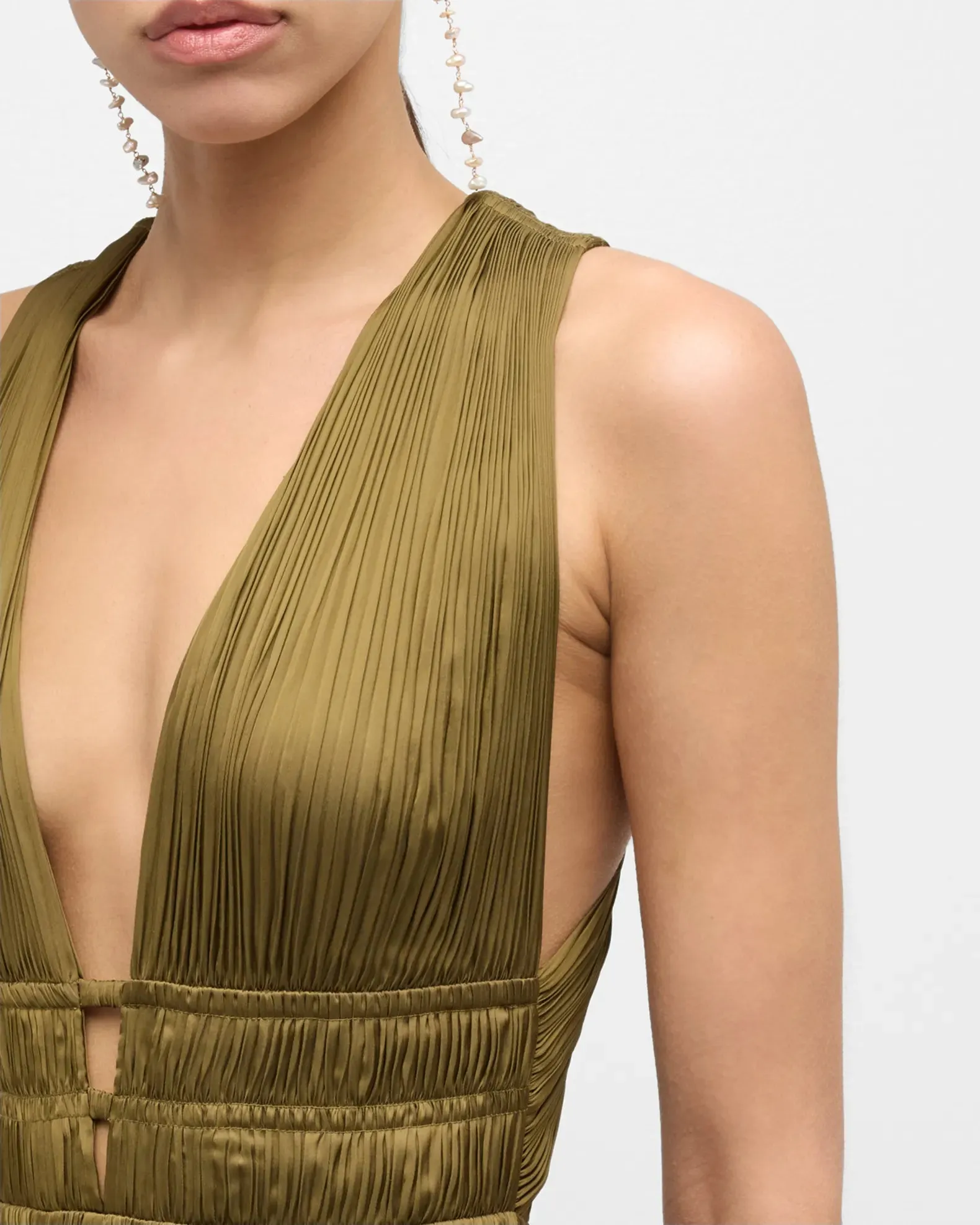 Veda Gown - Olive