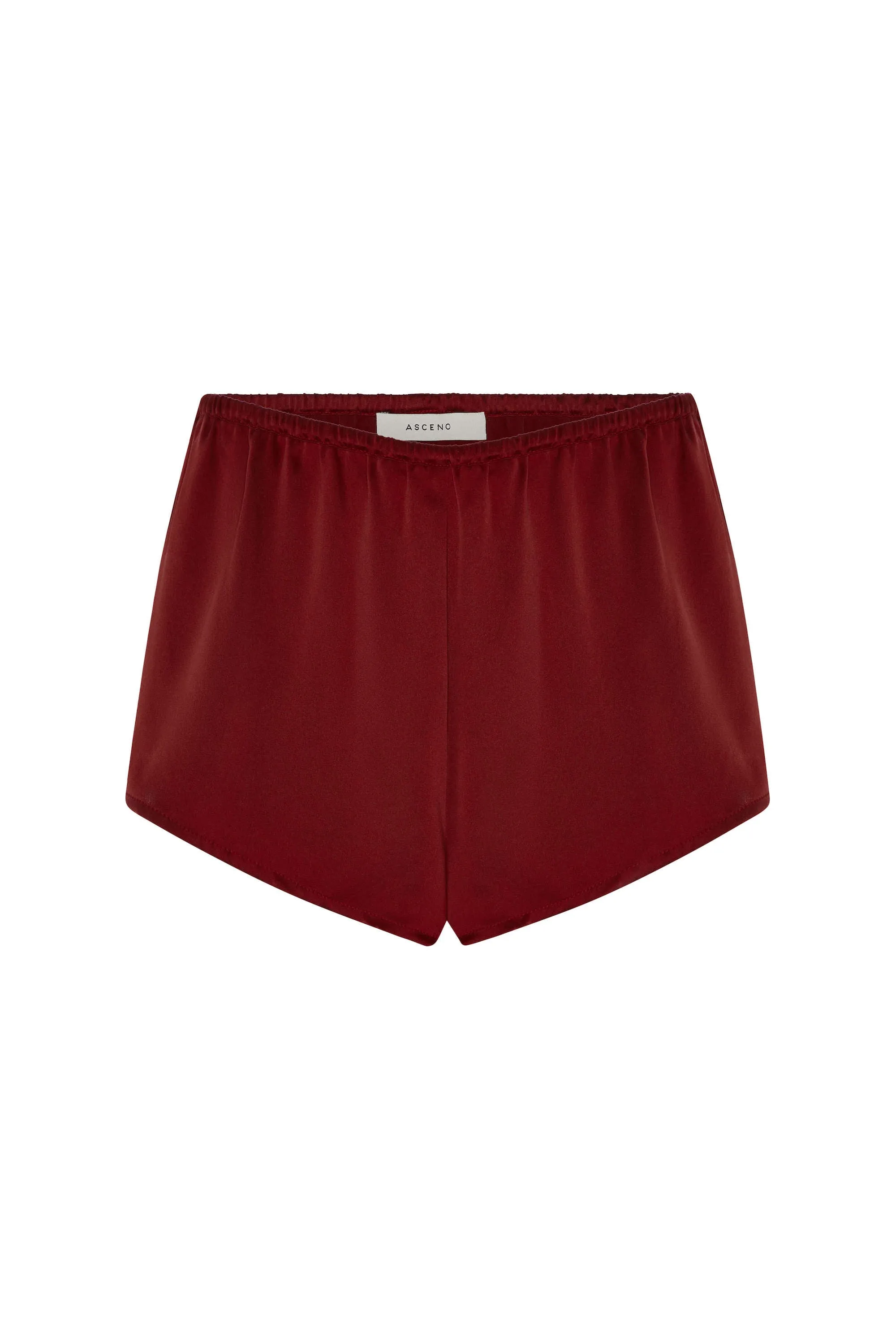 Venice Short Ruby Silk Charmeuse