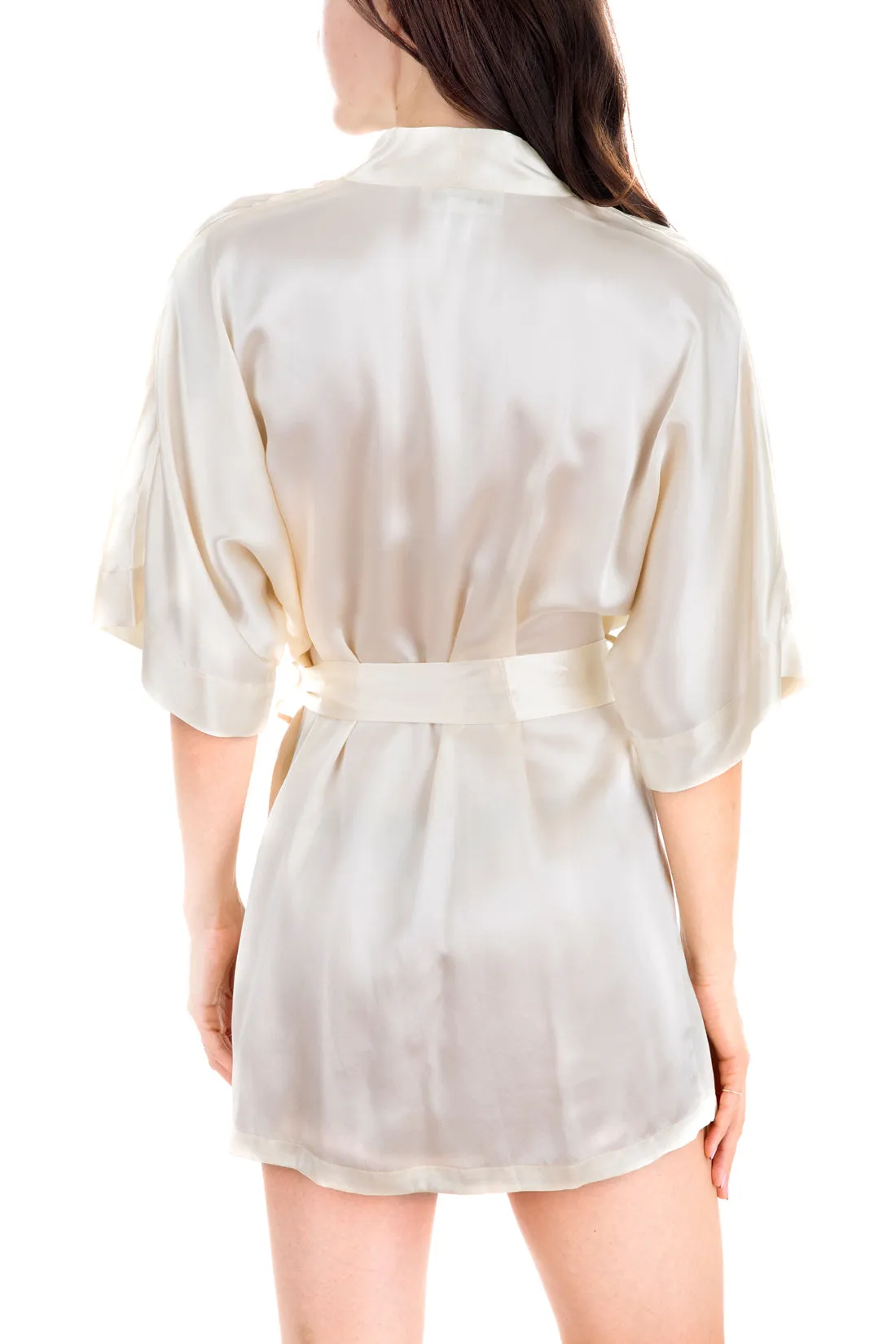 Women's Silk Sleepwear 100% Silk Short Robe