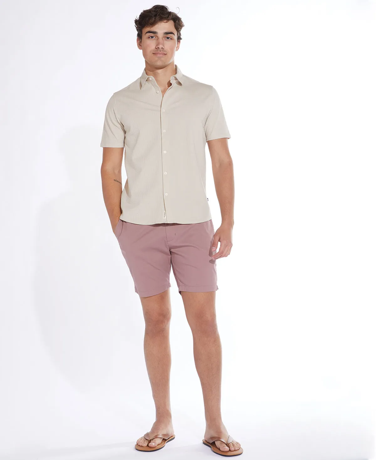 Worley Knit Shirt (Beige)